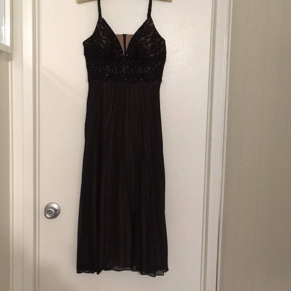 Fancy black beaded dress